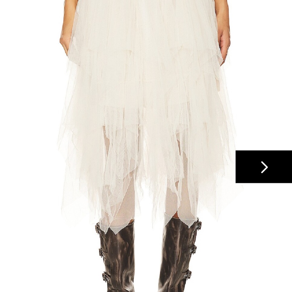 Superdown Candance Tulle Layered Skirt